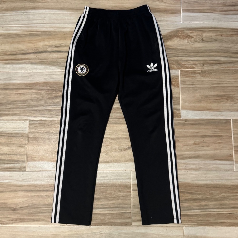 Adidas Originals Chelsea FC Track Pants Mens 2XL White Stripe Soccer Jogger